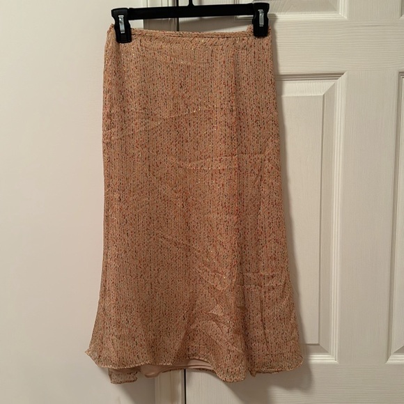Talbots silk printed midi‎ skirt - Picture 1 of 6